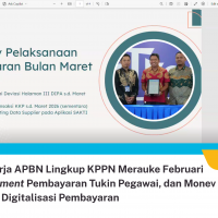 Presscon Kinerja APBN Lingkup KPPN Merauke Februari 2026, Refreshment Pembayaran Tukin Pegawai, dan Monev Pelaksanaan Anggaran dan Digitalisasi Pembayaran